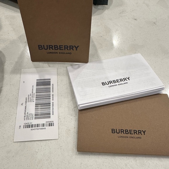 BURBERRY ARTHUR PRINT GRIP SPORTY(DESIGNER DAD)SANDALS DARKBIRCH BROWNCHK 11B/41 - Picture 10 of 10